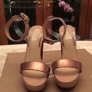 Cherrysandalpatent/met pat/pvc Christian Louboutin